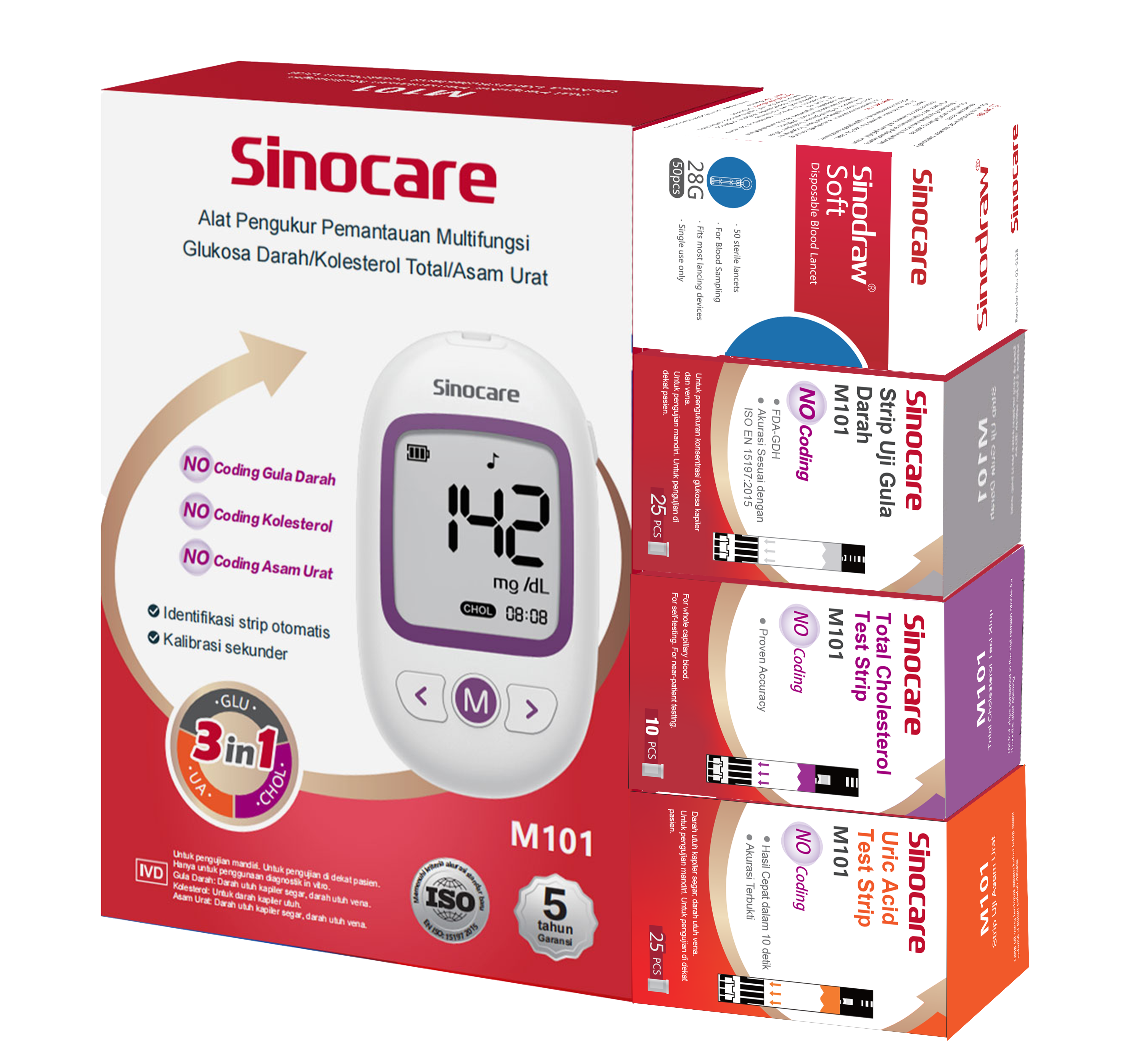 Sinocare GCU 3 in 1 M101